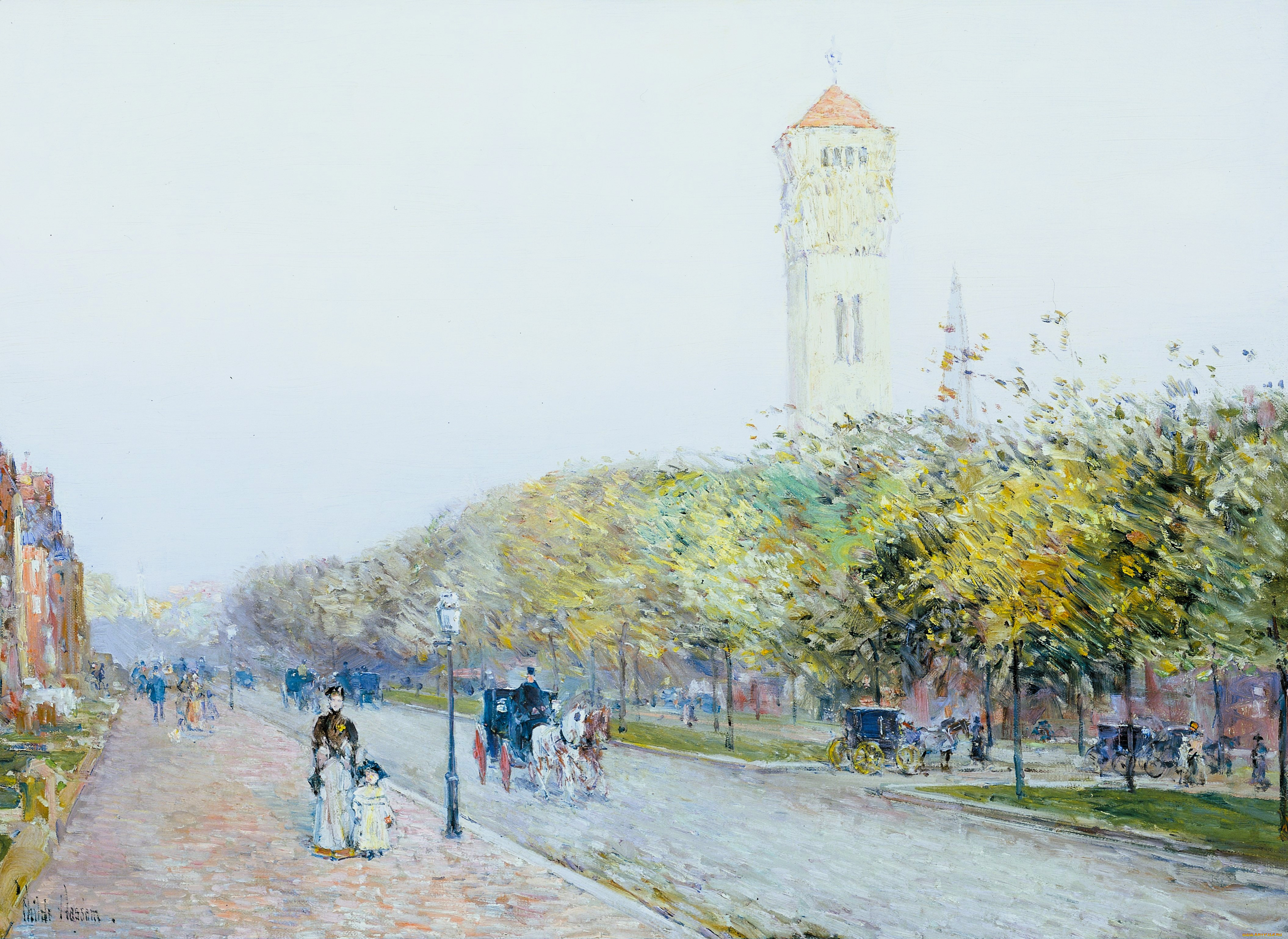 , frederick childe hassam, , , , , , 